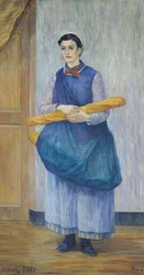 Dame die brood draagt, 1889